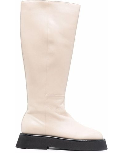 Wandler Chunky Knee-length Leather Boots - Multicolour