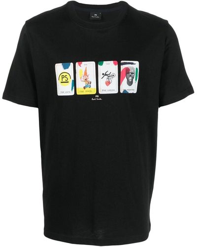 PS by Paul Smith Camiseta Tarot Cards - Negro