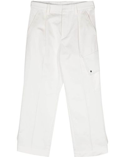 OAMC Straight-leg Twill Cargo Pants - White