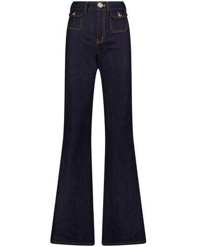 Giambattista Valli Mid-rise Flared-leg Jeans - Blue
