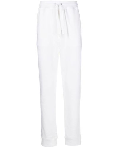 Valentino Garavani Rockstud-embellished Cotton Track Trousers - White