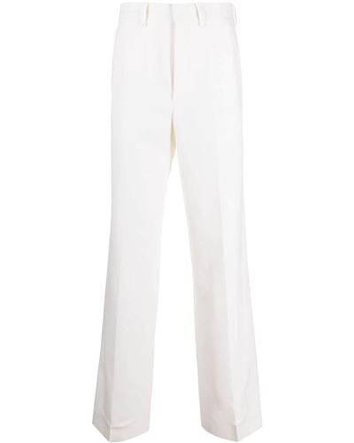 Casablancabrand Flared Wool Pants - White