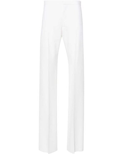 Givenchy Pantalones de vestir con pinzas - Blanco