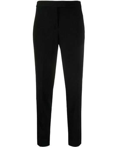DKNY Cropped Slim-cut Pants - Black