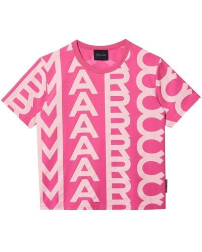 Marc Jacobs Camiseta The Monogram Baby - Rosa