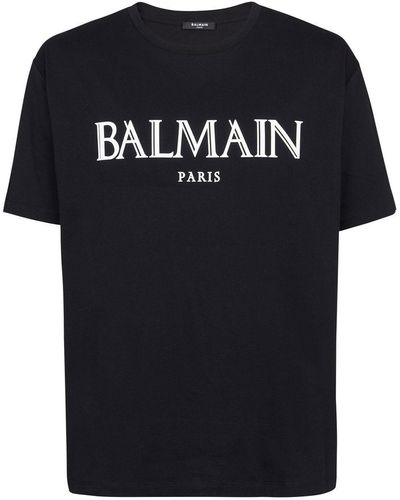 Balmain Draped T-shirt - Black