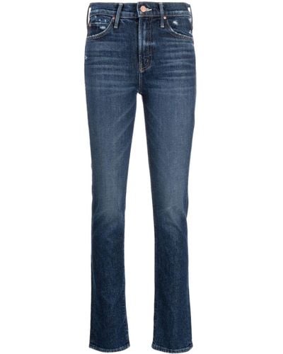 Mother Jeans skinny The Rascal - Blu