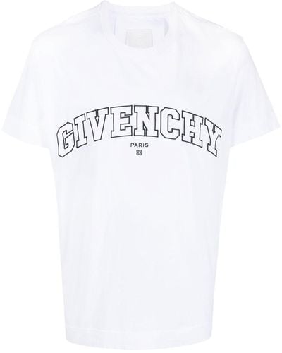 Givenchy College Embroidered Logo T-Shirt - White