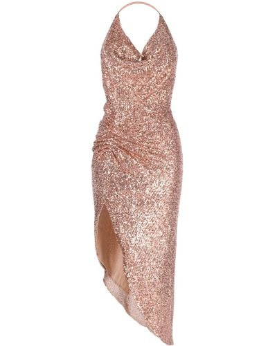 In the mood for love Pauline Sequin Dress - Pink