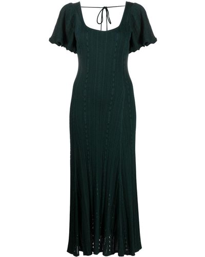 Sandro Marly Knitted Dress - Green