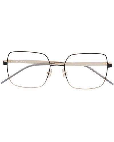 BOSS オーバーサイズ 眼鏡フレーム - メタリック
