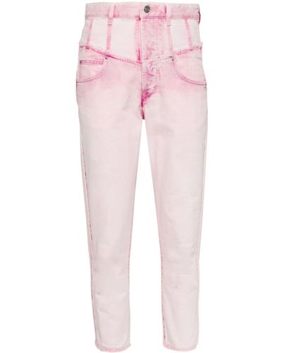 Isabel Marant Vaqueros capri Oliviani - Rosa