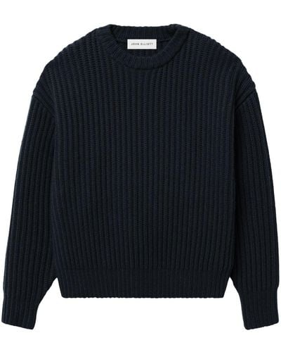 John Elliott Capri Crew-neck Sweater - Blue