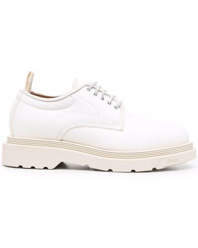 Buttero Leather Derby Shoes - White