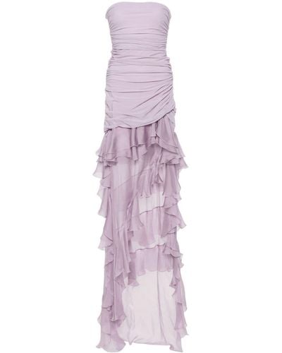 Blumarine Asymmetric-design Dress - Purple