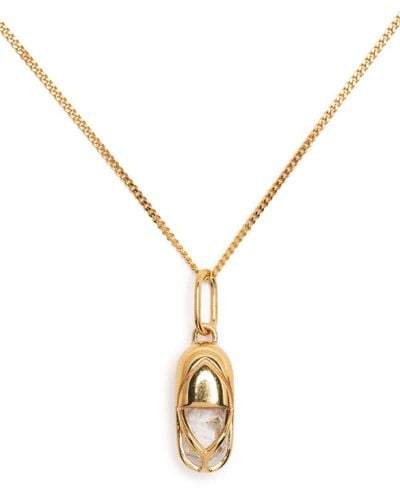 CAPSULE ELEVEN Capsule Crystal-pendant Necklace - Metallic