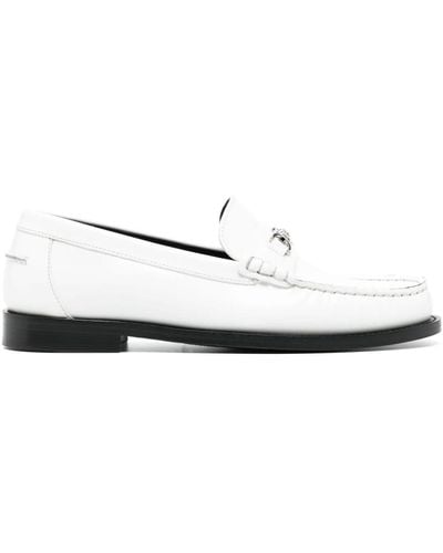 Versace Women Calf Leather T.20 Loafers - White
