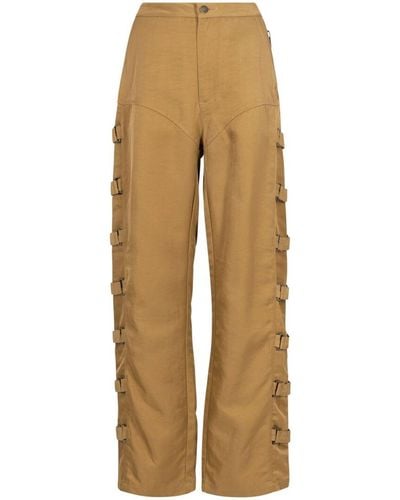 Honor The Gift Mining Strap-detail Trousers - Natural