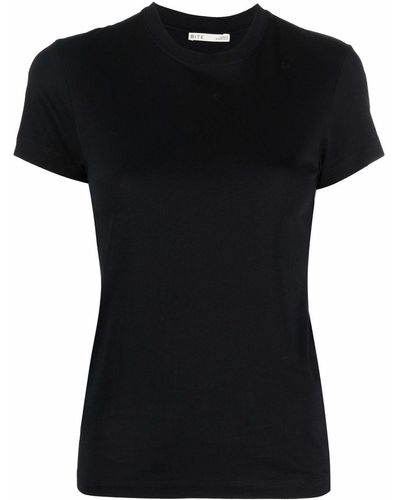 BITE STUDIOS Short-sleeve Cotton T-shirt - Black