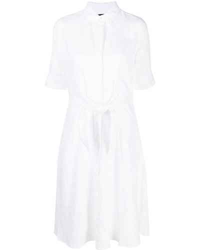 Lauren by Ralph Lauren Wakana Hemd mit Cropped-Ärmeln - Weiß