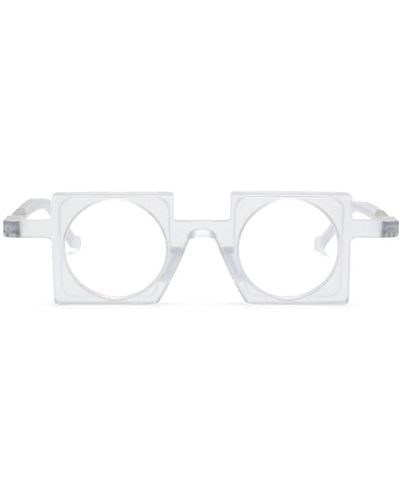 VAVA Eyewear Lunettes de vue BL0038 à monture carrée transparente - Blanc