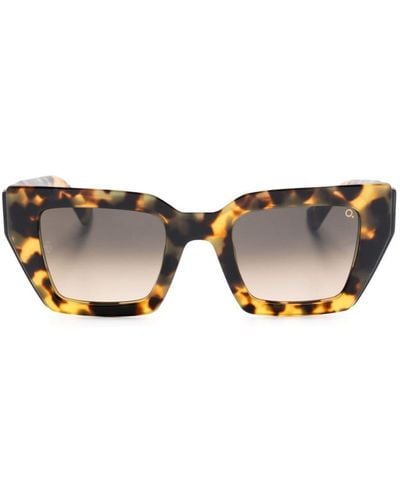 Etnia Barcelona Ritmo Square-frame Sunglasses - Brown