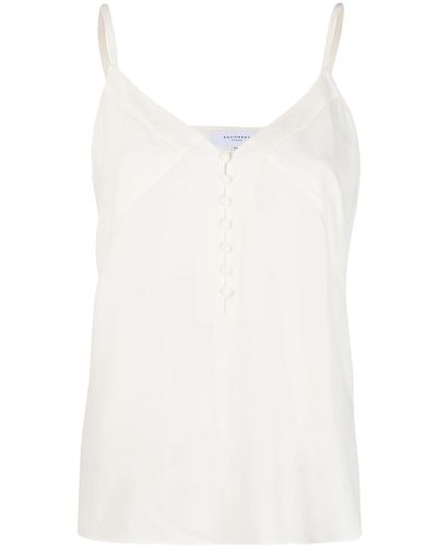 Equipment Mirabelle Silk Cami Top - White