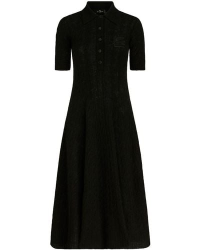 Etro Cable-knit Cashmere Dress - Black