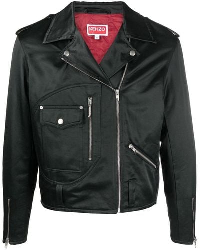 KENZO Tiger Varsity Biker Jacket - Black