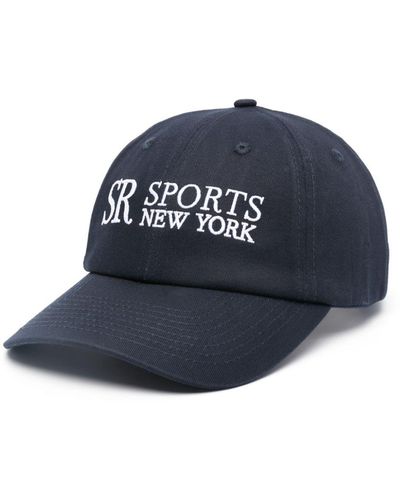 Sporty & Rich JFK Baseballkappe - Blau