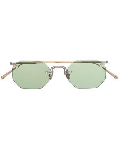 Matsuda Square-frame Tinted Sunglasses - Green