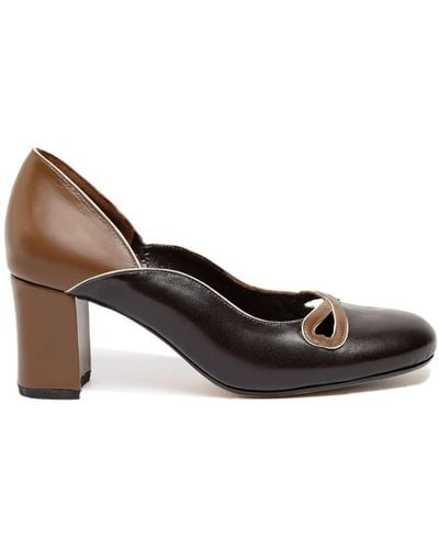 Sarah Chofakian Haring 55mm Court Shoes - Brown