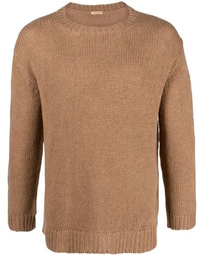 Undercover Wool-cashmere Blend Sweater - Brown
