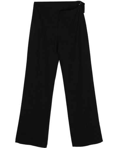 IRO Kaen Cut-out Straight Trousers - Black