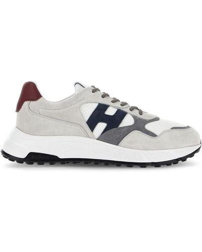 Hogan Panelled Sneakers - White