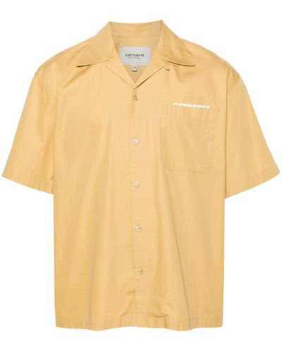 Carhartt Link Script Cotton Shirt - Yellow