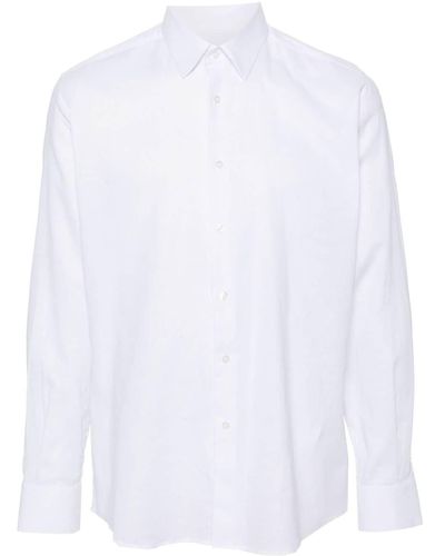 Karl Lagerfeld Hemd aus Leinengemisch - Weiß