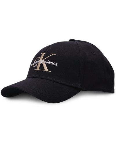 Calvin Klein Logo-embroidered Baseball Cap - Black