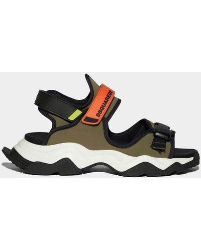 DSquared² Touch-strap Sandals - Black