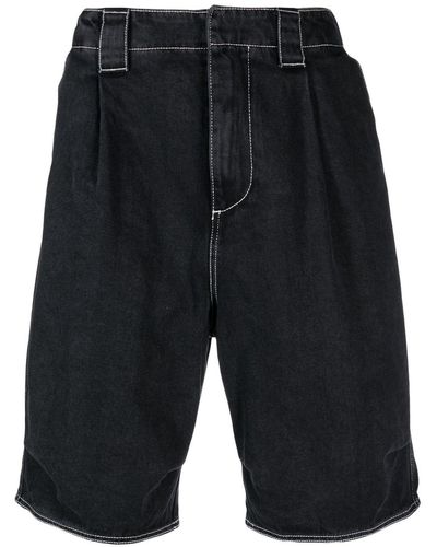 Sunnei Knee-length Denim Bermuda Shorts - Blue