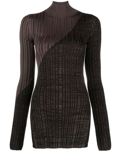 Nanushka Zareen High-neck Ribbed Sweater - Black