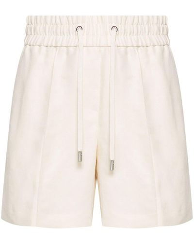 Peserico Drawstring-waist Shorts - Natural