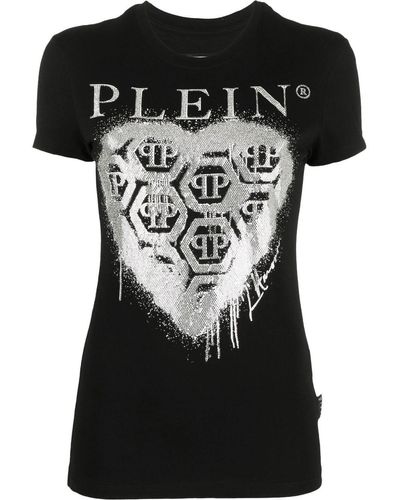Philipp Plein Logo-print Short-sleeve T-shirt - Black
