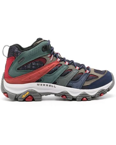 White Mountaineering X Merrell Moab 3 Smooth Gore-tex® Trainers - Blue
