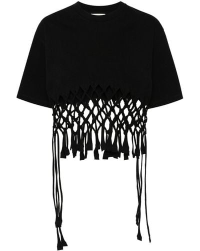 Isabel Marant Texan T-Shirt With Bangs - Black
