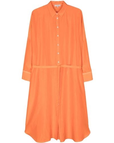 Antonelli Leopardi Shirt Dress - Orange