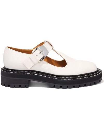 Proenza Schouler Lug Sole Mary Janes - White