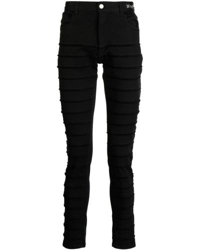 Undercoverism Distressed-effect Skinny Trousers - Black