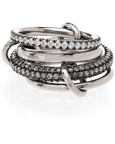 Spinelli Kilcollin 18kt Zwartgouden Ring - Wit