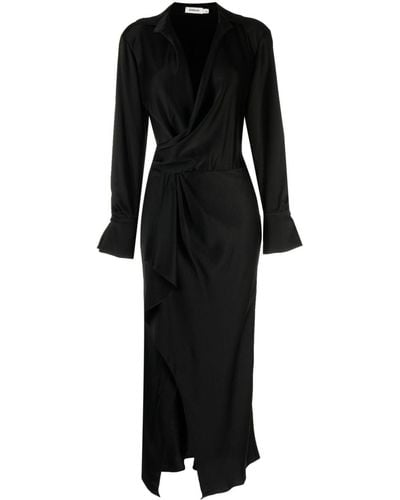 Jonathan Simkhai Talita Wrap-design Dress - Black